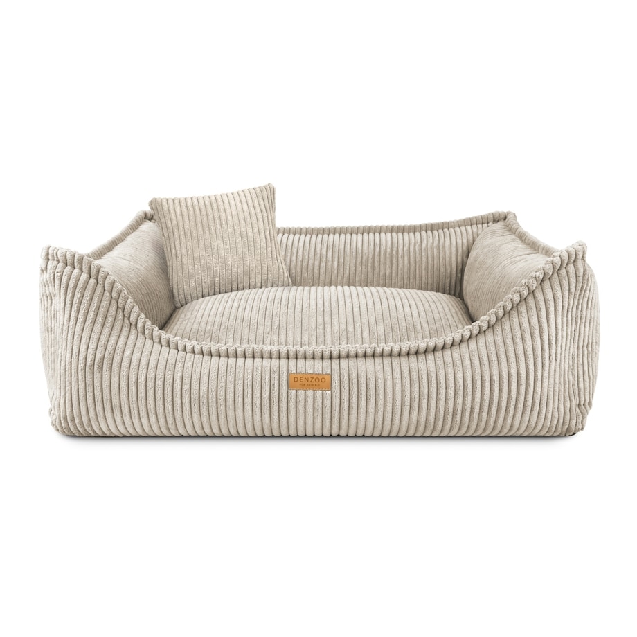 Beżowe legowisko 80x60 MILANO - ortopedyczne