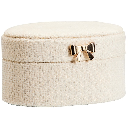 Szkatułka na biżuterię 10x12x6,5 cm z kokardą