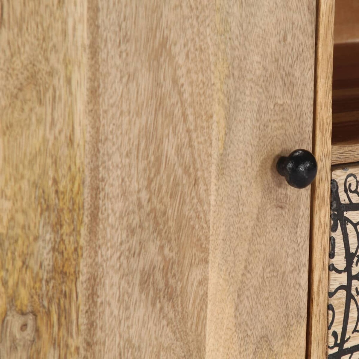 vidaXL Szafka pod TV, 140x30x40 cm, lite drewno mango