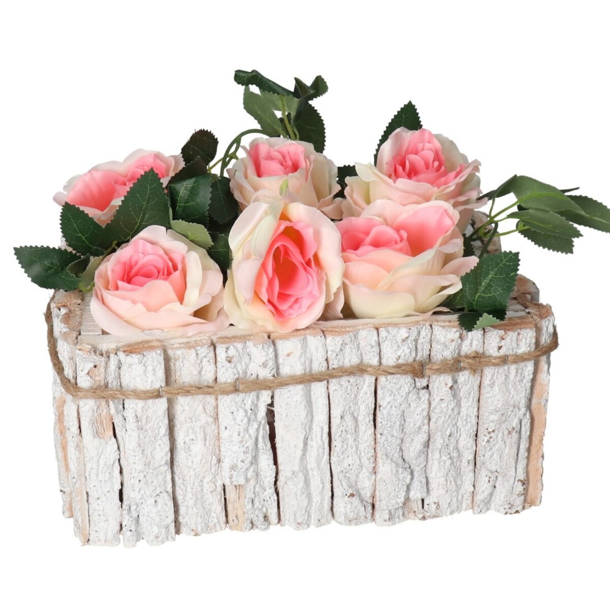 Doniczka Osłonka Drewniana Duża Kora Korytko Doniczki