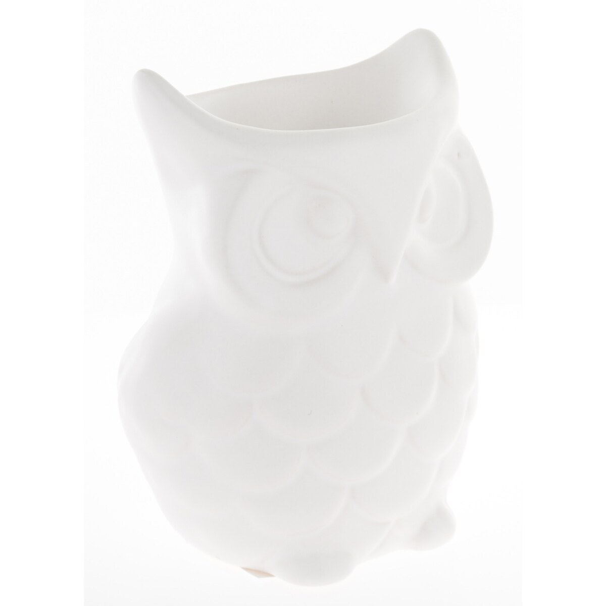Kominek zapachowy ceramiczny 12x9x7 cm AROMA biała sowa