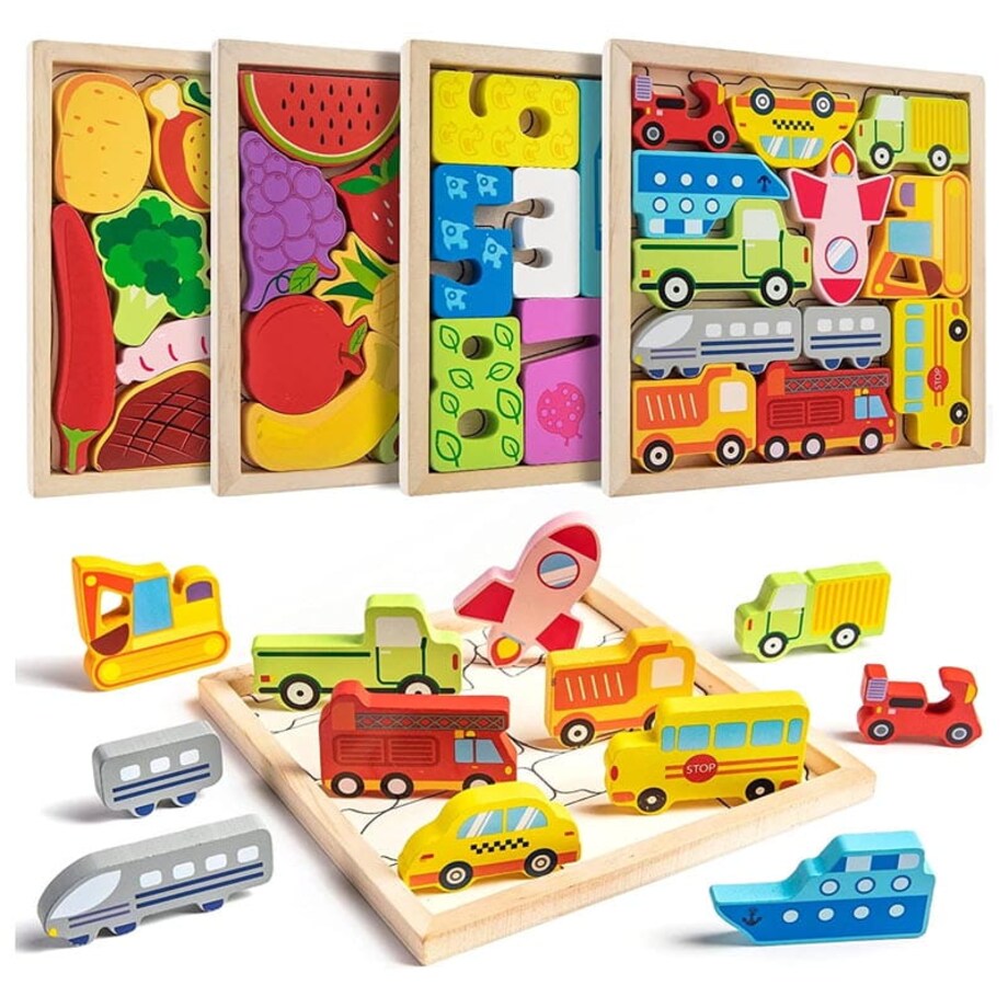 Puzzle drewniane - Warzywa