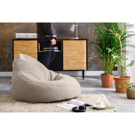 KONSIMO COSMO puf typu worek odcieniu jasnobrązowym