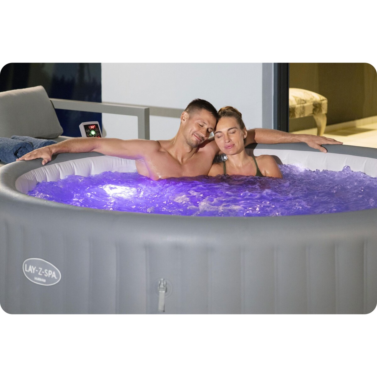 Lampka LED do SPA Basenu na baterie 7 kolorów Bestway 60303