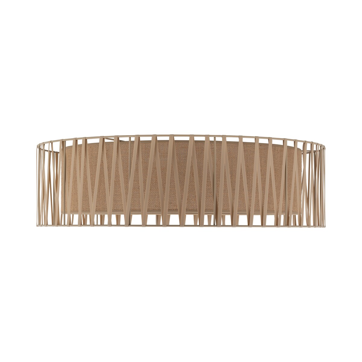 Lampa sufitowa TK Lighting HARMONY SABIA JUTA 11463, 6xE27, biało-beżowa, styl glamour i klasyczny