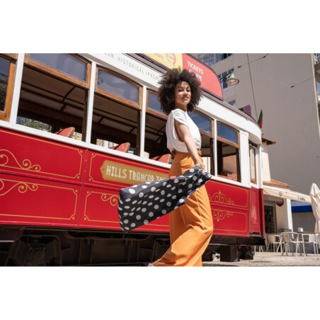 Siatka MINI MAXI SHOPPER, dots white