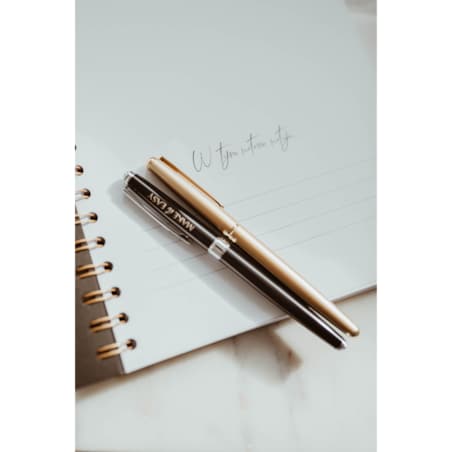 Zestaw piór atramentowych z etui – BLACK&GOLD