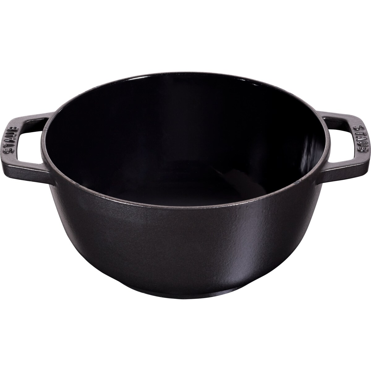 Zestaw do fondue Staub - 18 cm, Czarny