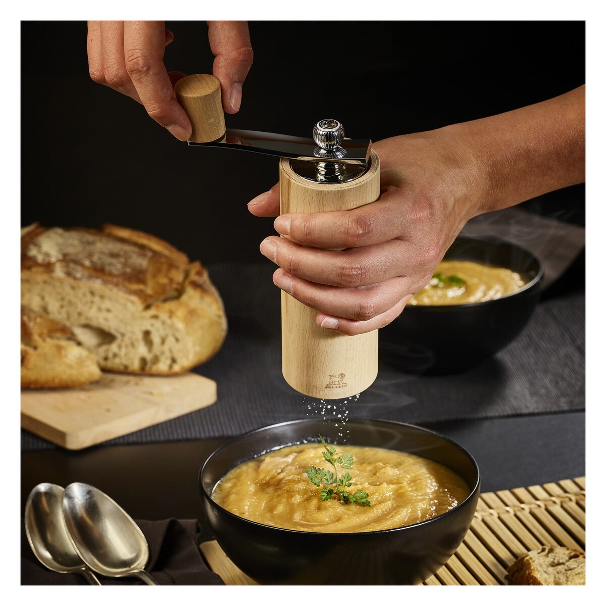 ISEN Młynek do soli 18 cm naturalny / PEUGEOT