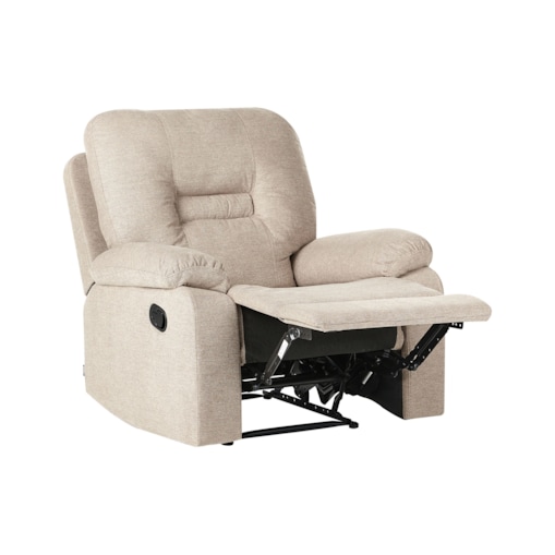Rozkładany fotel BERGEN Tkanina Beżowy