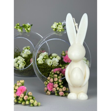 Świeca sojowa ozdobna zając wielkanocny