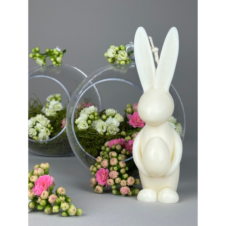 Świeca sojowa ozdobna zając wielkanocny