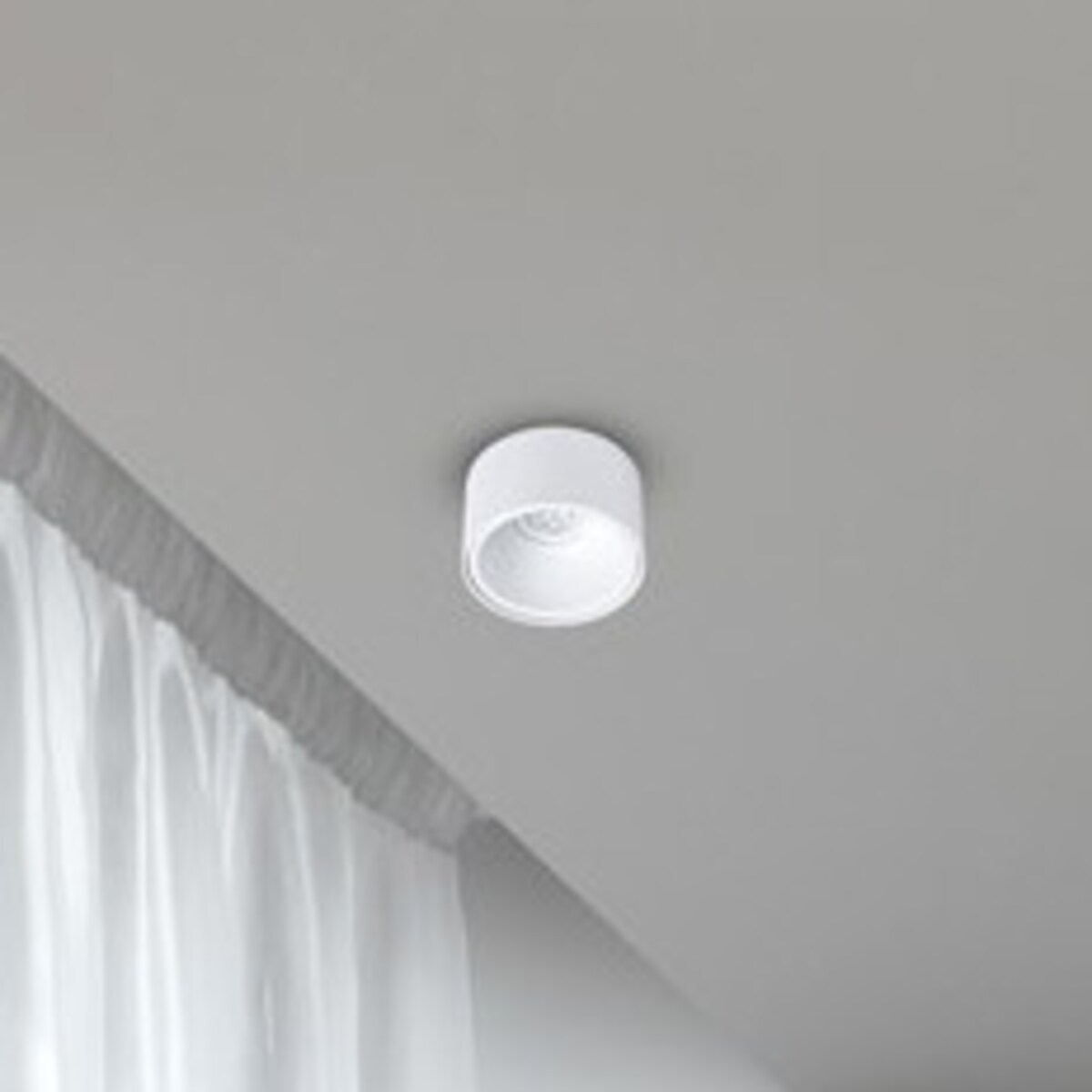 Podtynkowa LAMPA spot BALI ML0053 okrągły wpust do biura biały