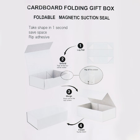 Płaskie Pudełko Prezentowe Czerwone NA PAKOWANIE PREZENTU box 20x18x8cm