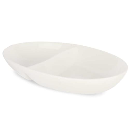 Talerz na przekąski porcelanowy OVAL, 12 x 20 x 3 cm