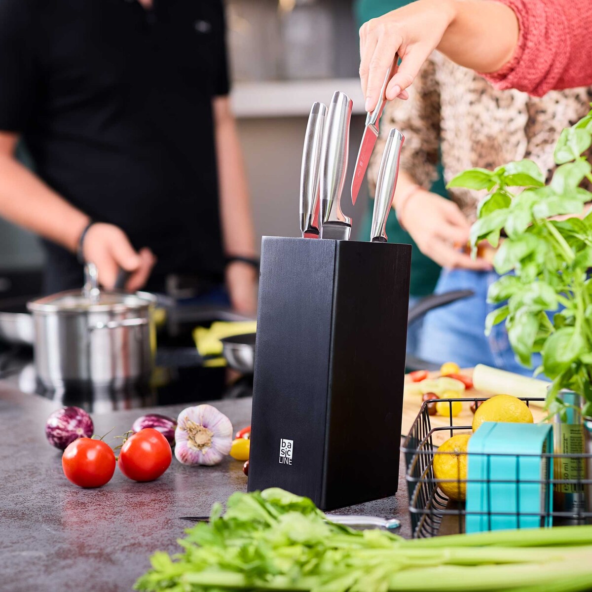 Zestaw 5 noży w bloku - Roesle