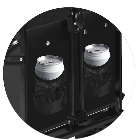 Wózek ogrodowy transportowy turystyczny plażowy składany 100L 90kg Humberg HM-512