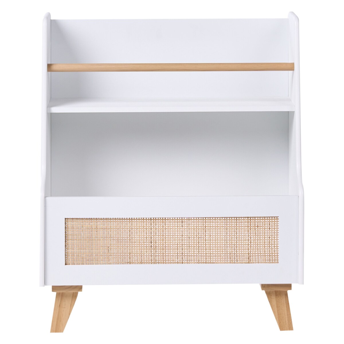 Regał na książki 2 półki JACKIT 72 cm Biały