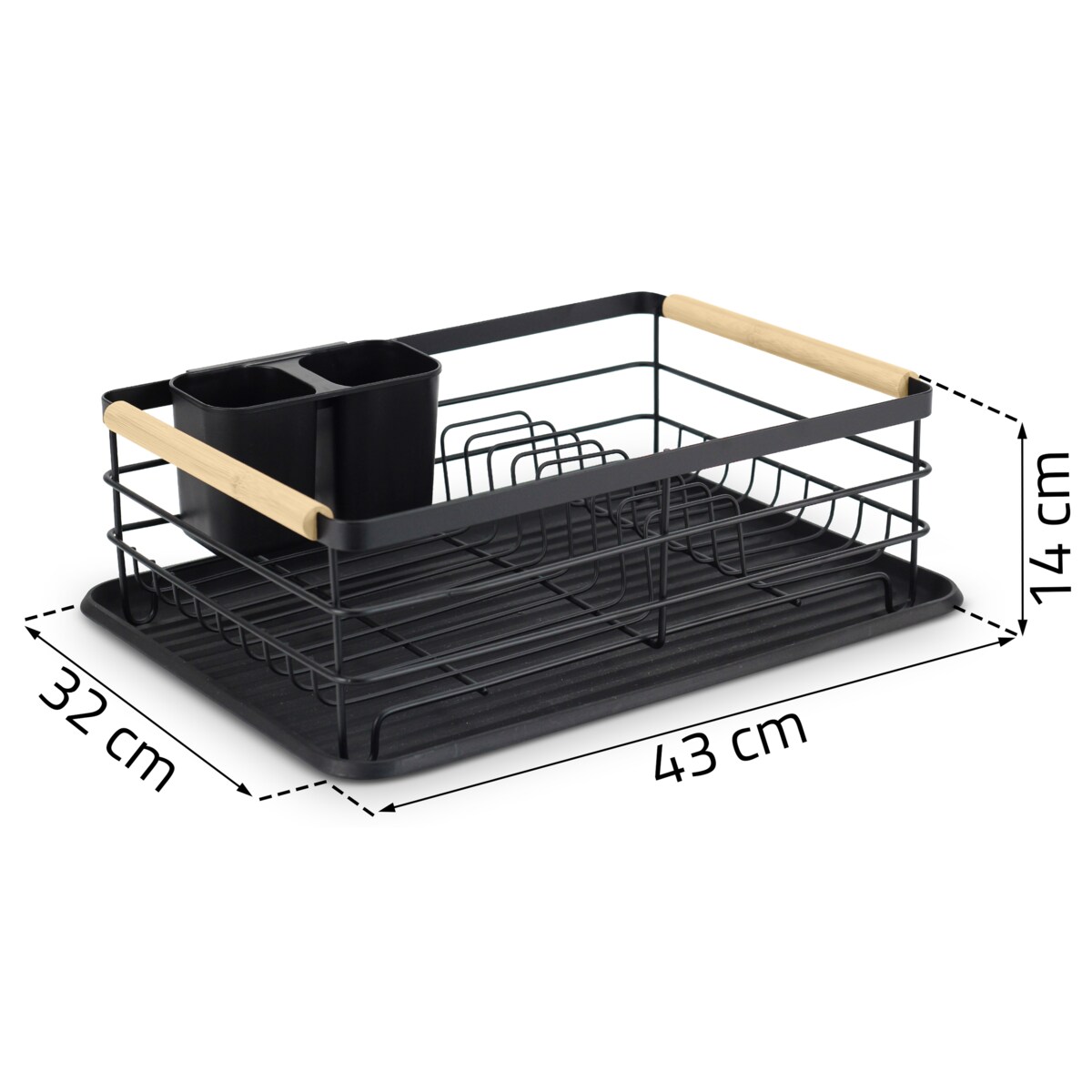 Suszarka do naczyń ociekacz stojąca tacka Massido + dozownik na płyn