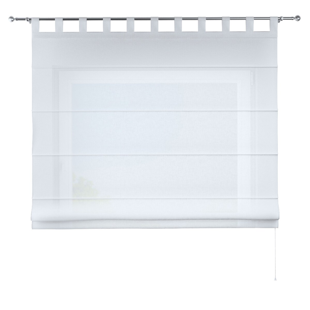 Roleta rzymska Verona 120x170 prześwitująca biała