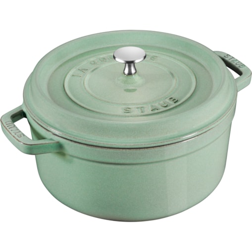 Garnek żeliwny okrągły Staub - 2.2 ltr, Miętowy