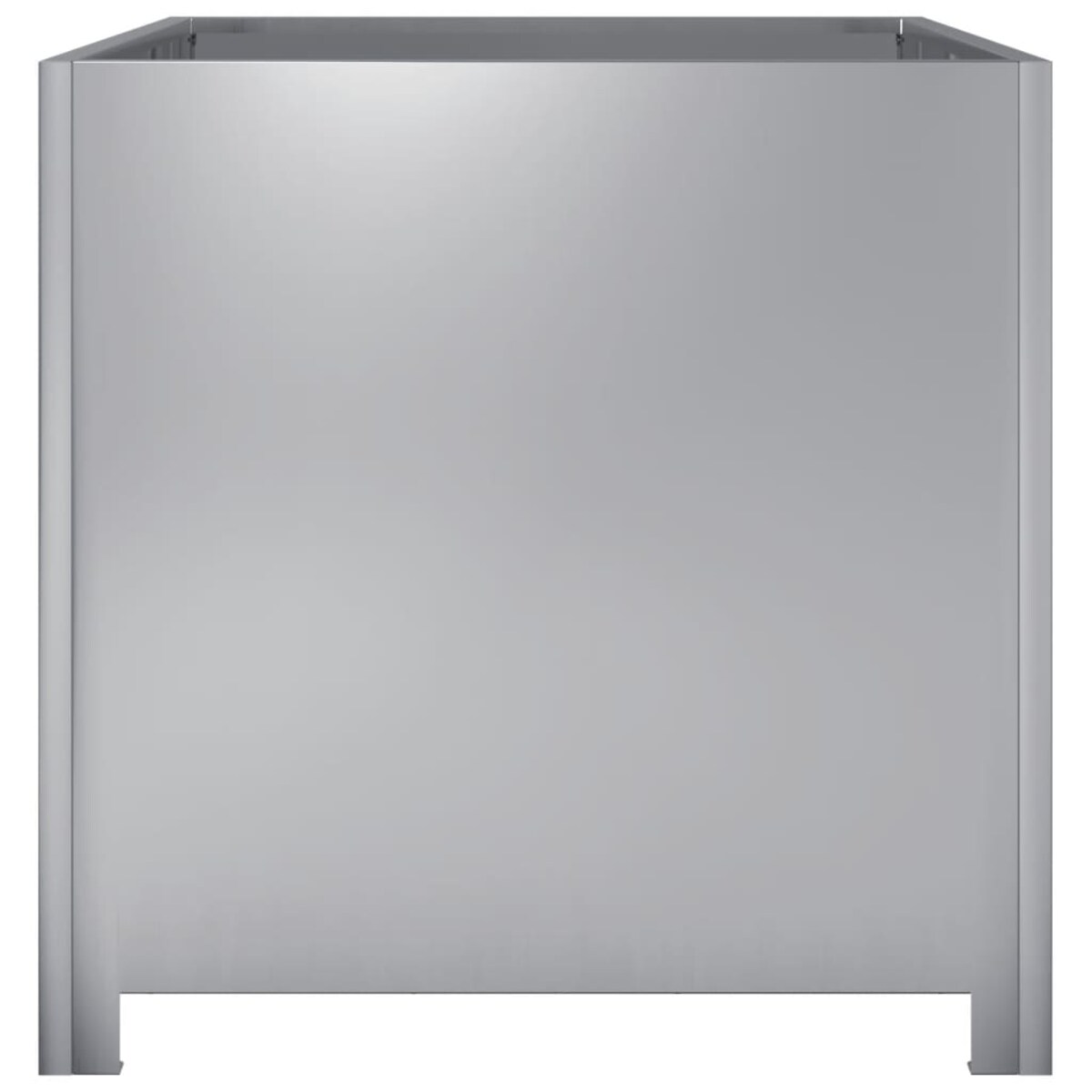 vidaXL Donica ogrodowa, 50x50x50 cm, stal galwanizowana