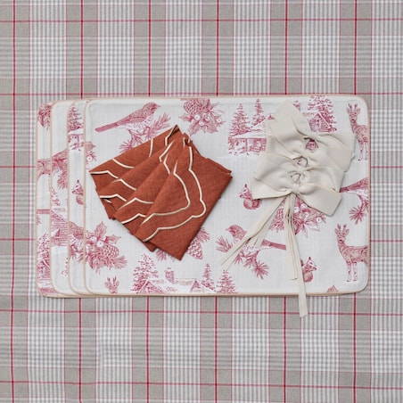 Obrus Glen Check - 130 cm x 250 cm - idealny dla 6 osób