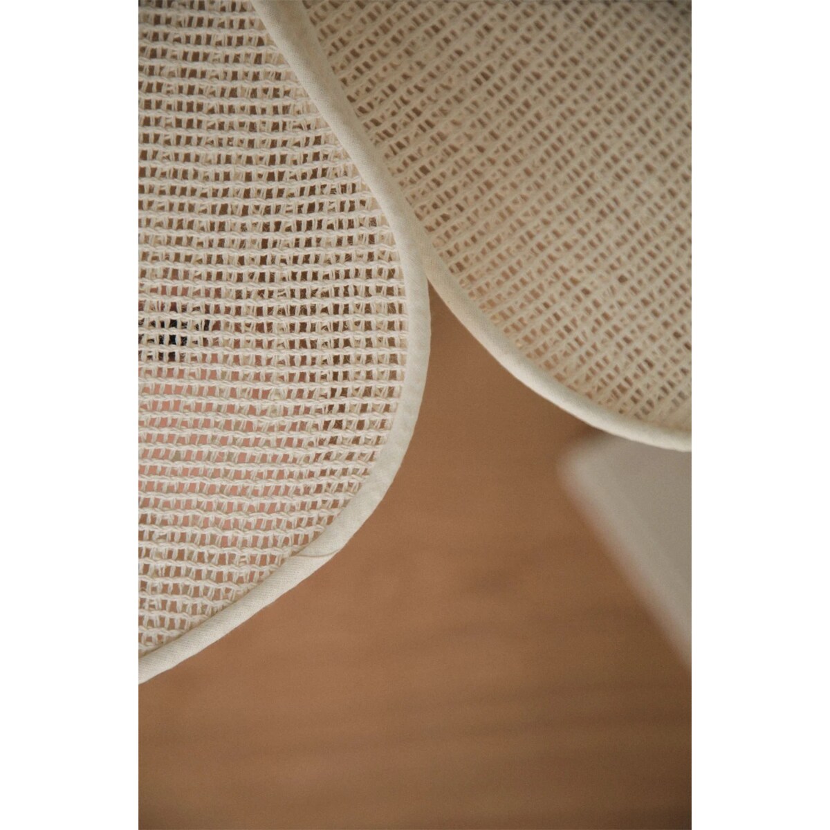 Lampa sufitowa kremowa Benavid Ø100 cm