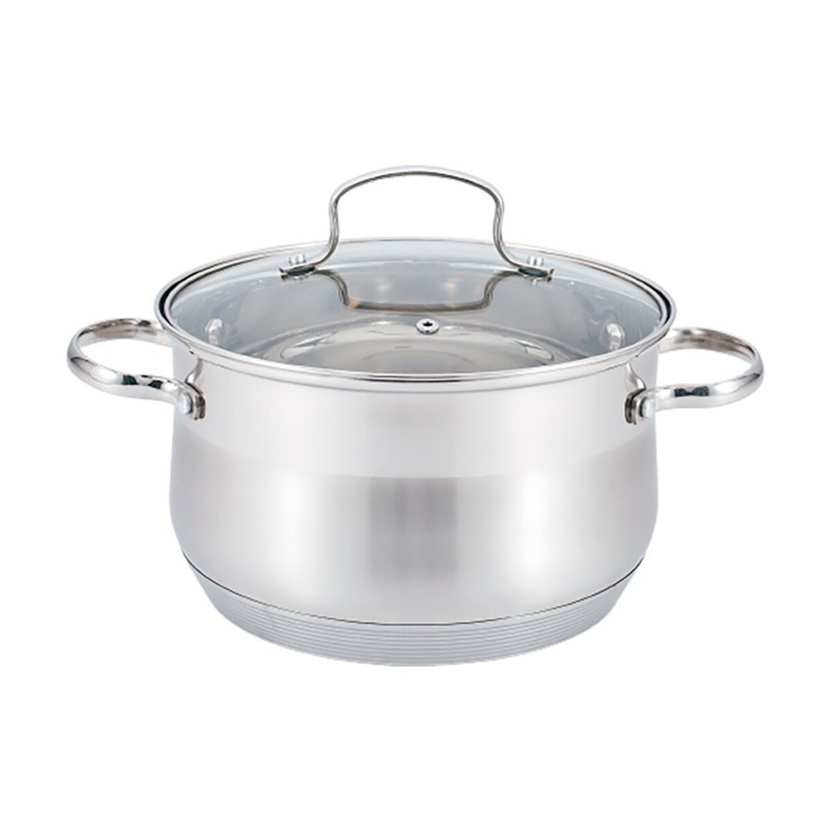 Garnek stalowy z pokrywką na indukcję gaz duży 24cm 6.5L MAESTRO