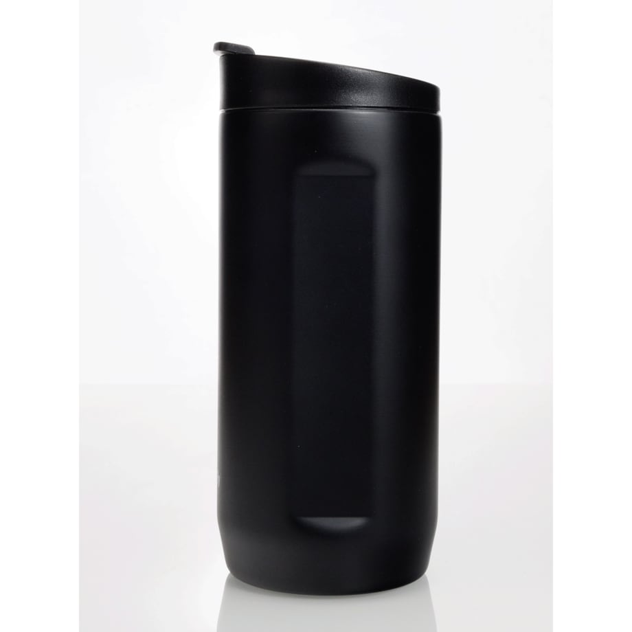 Kubek termiczny na kawę 2w1 Dr.Bacty Notus 360 ml - czarny