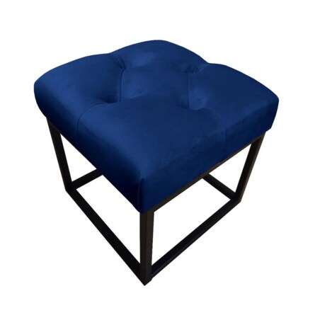 Pufa CHARLIE MG VELVET granatowa