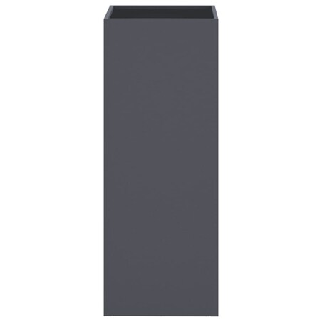 vidaXL Donica, antracytowa, 32x29x75 cm, stal