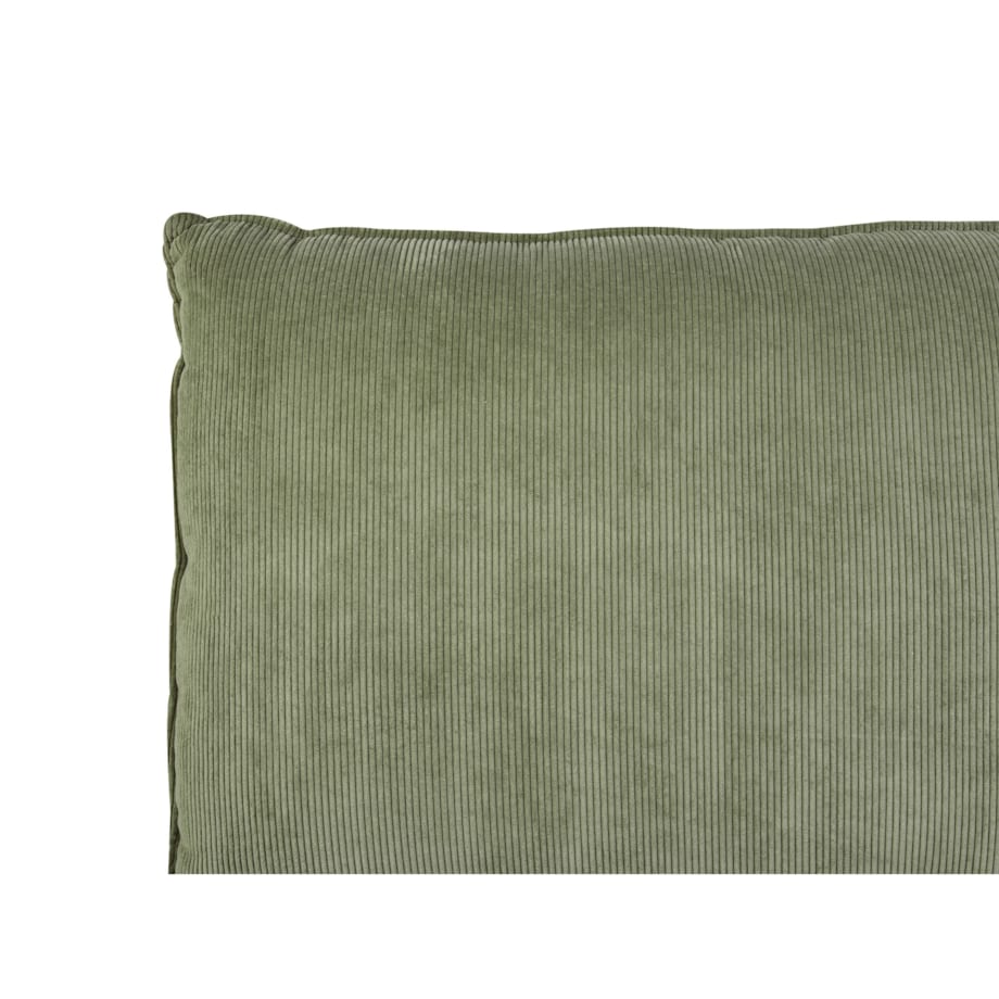 Łóżko wodne sztruksowe 160 x 200 cm zielone VINAY