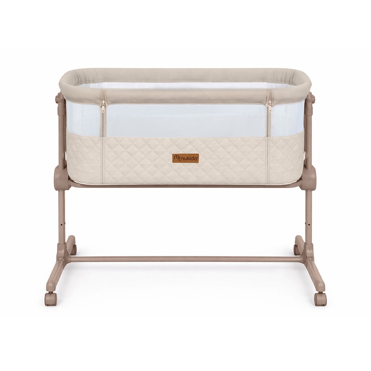 Łóżeczko dziecięce niemowlęce dostawka Nukido składane 0-5m
