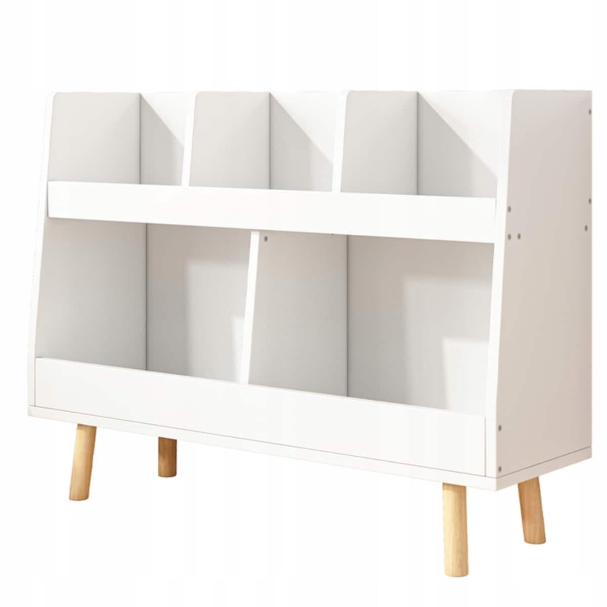 Regał Na Książki Gazety Dla Dzieci Szafka Zabawki Stojąca Biblioteczka 80cm