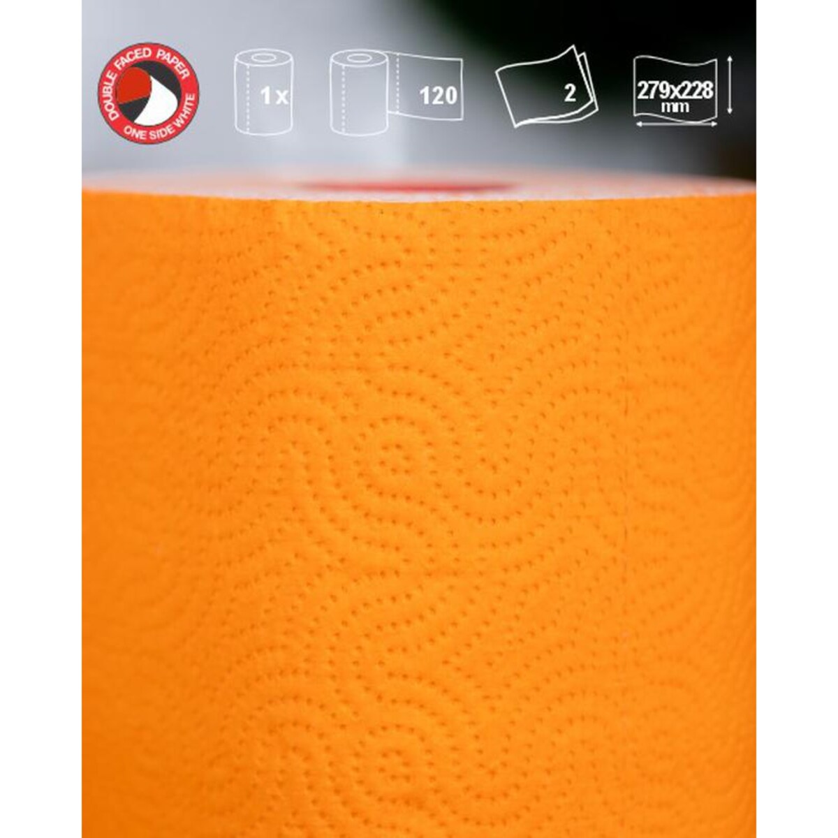 Ręcznik Papierowy Renova pomarańczowy 1R