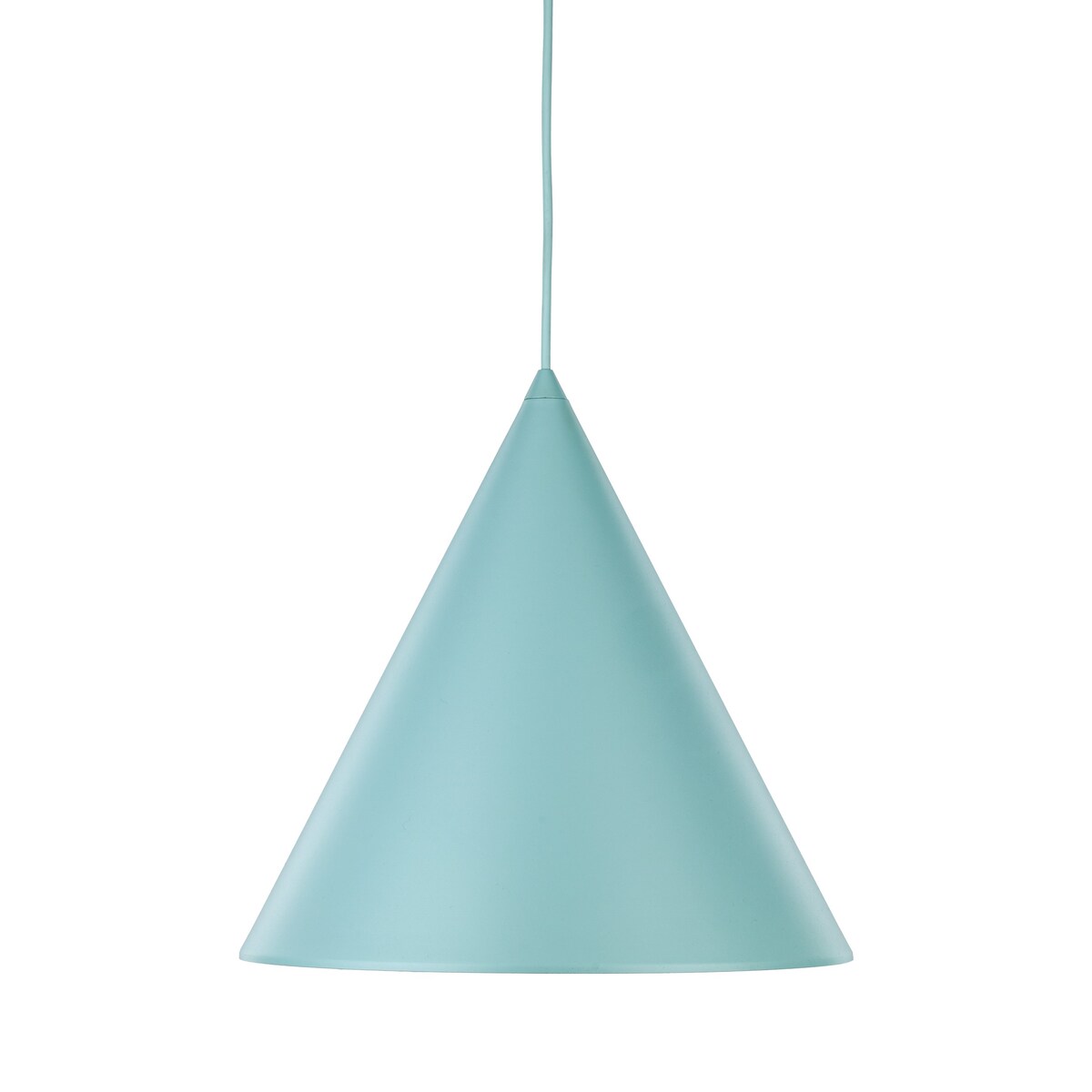 Lampa Wisząca Cono L Miętowa Tk Lighting Duży Metalowy Stożek