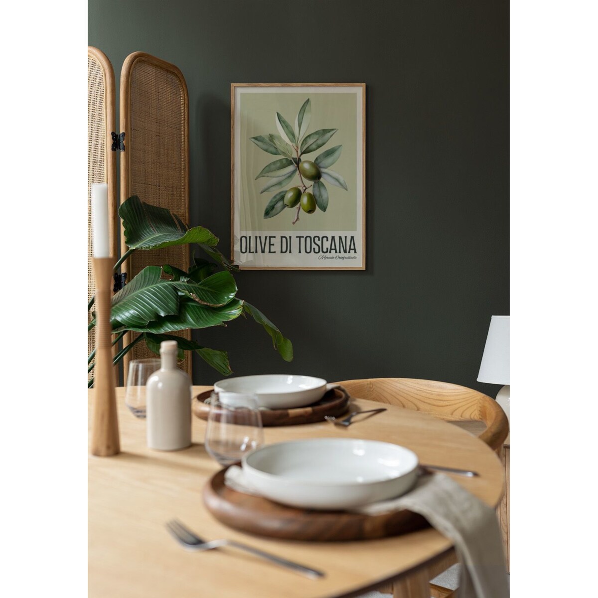 Poster Story, Plakat, Obraz - Toskańskie Oliwki, wymiary 60 x 84 cm