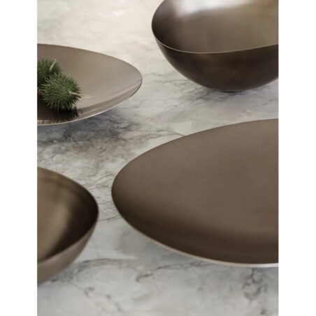 Misa ONDEA, burned metal, płaska, S