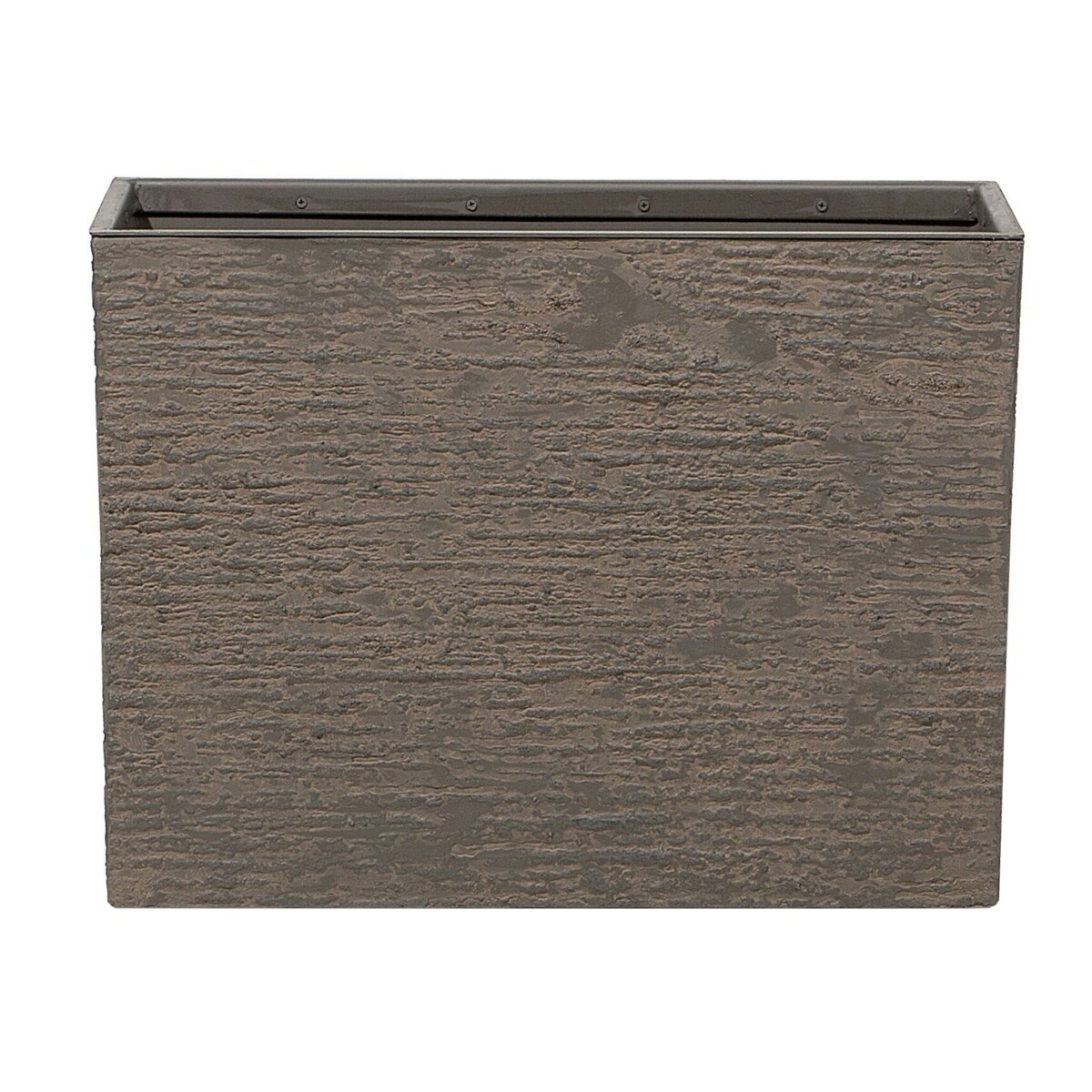 Doniczka 25 x 60 x 45 cm brązowa EDESSA