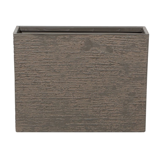 Doniczka 25 x 60 x 45 cm brązowa EDESSA