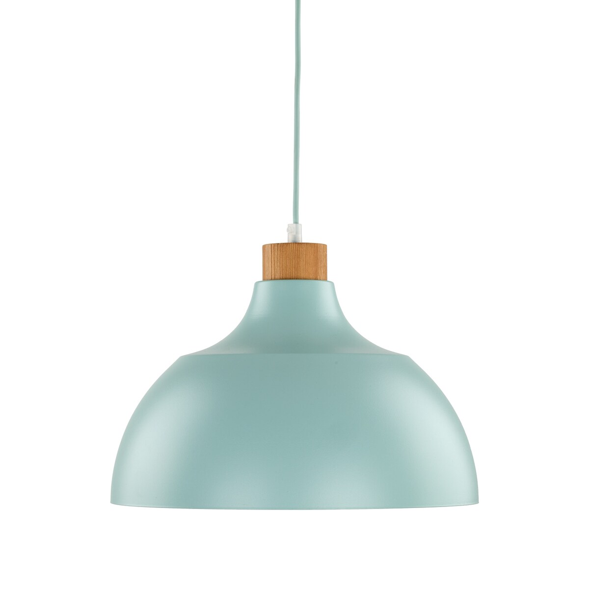 Lampa wisząca TK Lighting CAP MINT 5901 miętowa E27 34 cm do salonu, kuchni i jadalni