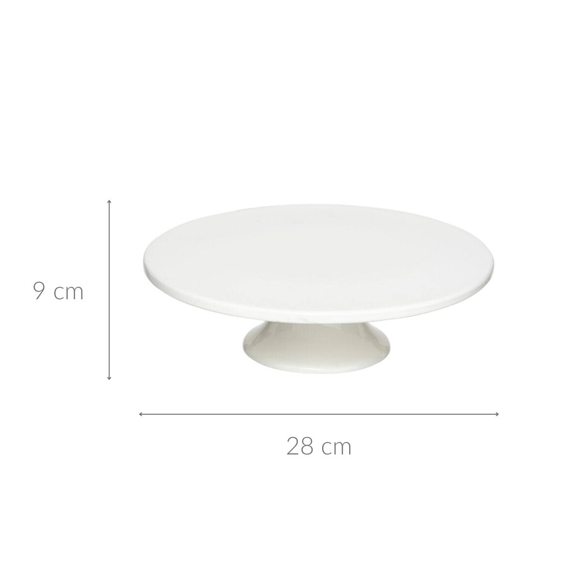 Ceramiczna patera na ciasto NORA, Ø 28 cm