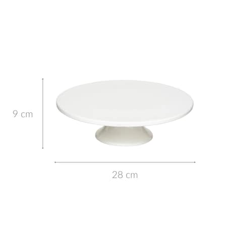 Ceramiczna patera na ciasto NORA, Ø 28 cm