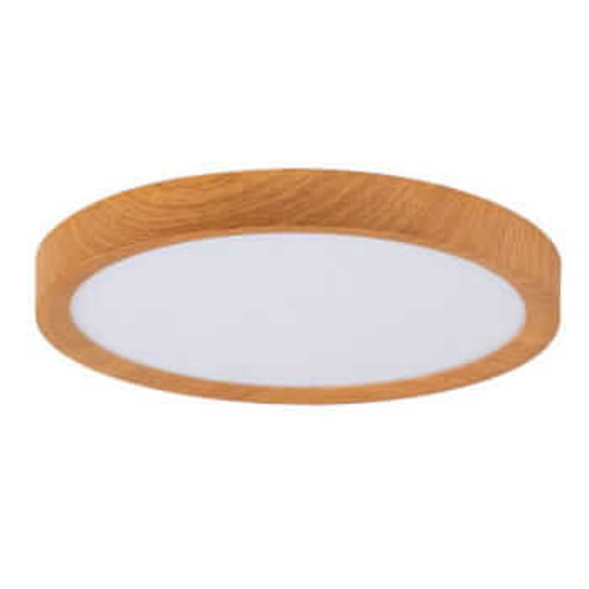 Okrągła lampa sufitowa Maze ABR-PLO-OCED-18W Abruzzo LED 18W 3000-6000K drewniana biała