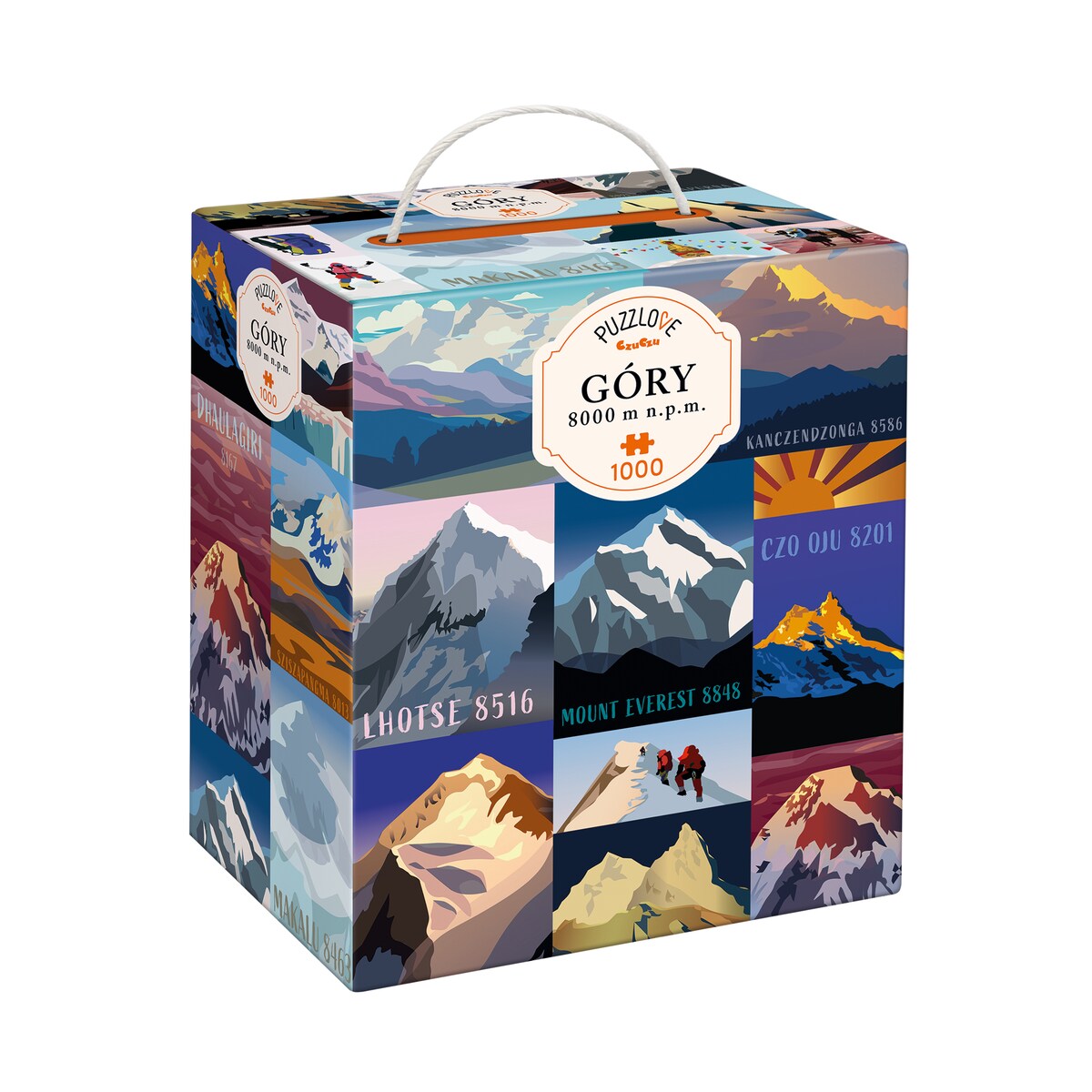 Puzzlove CzuCzu Góry 8000 m n.p.m. 1000 el.
