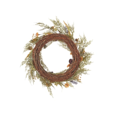 Wieniec dekoracyjny 45 cm zielony CAMRUN