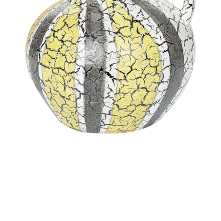 Wazon dekoracyjny MALAKKA Ceramika 34 cm Kolorowy
