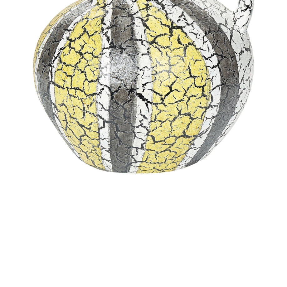 Wazon dekoracyjny MALAKKA Ceramika 34 cm Kolorowy