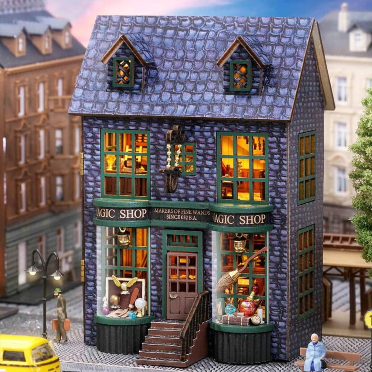 Miniaturowy domek - Różdzka Harrego